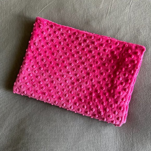 Bebe Bella Designs Minky Chenille Pillowcase in Fuchsia - Picture 1 of 5